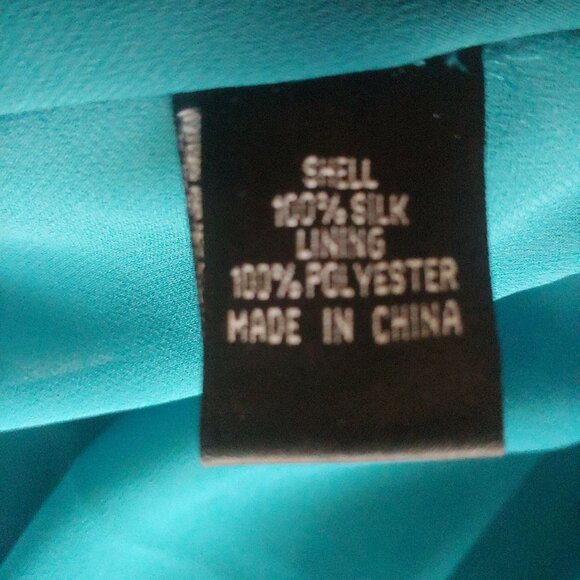 Adrianna Pappell 100% Silk Beaded Babydoll Empire Waist Prom Evening Dress 6 - Picture 16 of 16